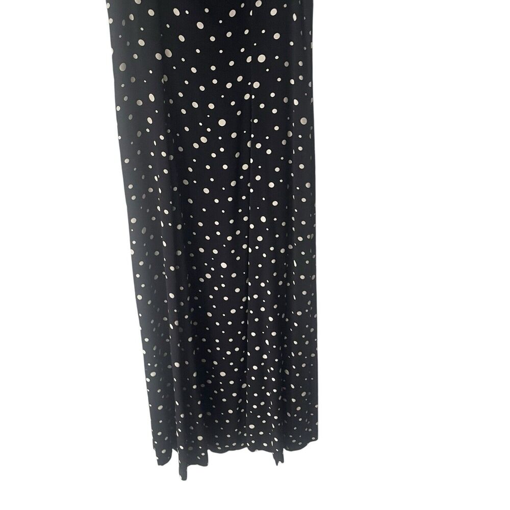Virgo Black and White Polka Dot Dress - Picture 4 of 10